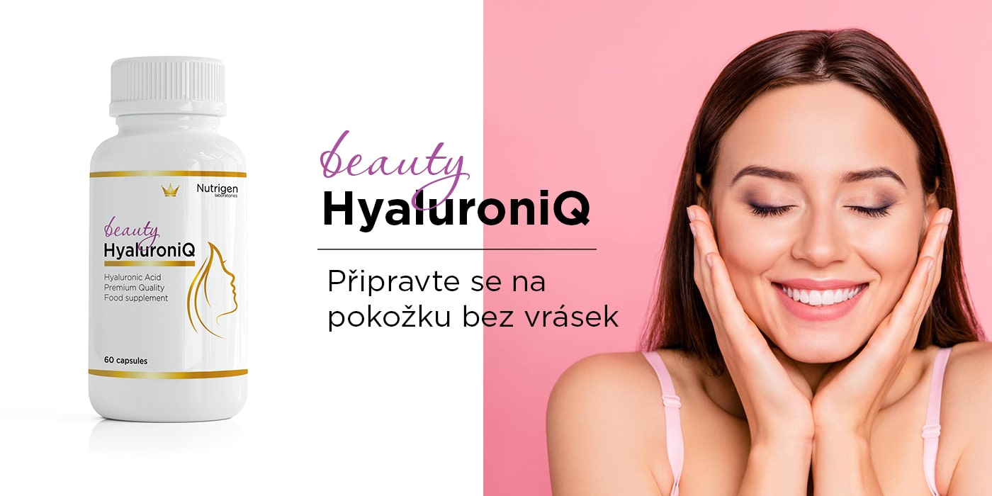 Hyaluronová kyselina napomáhá udržet pokožku bez vrásek