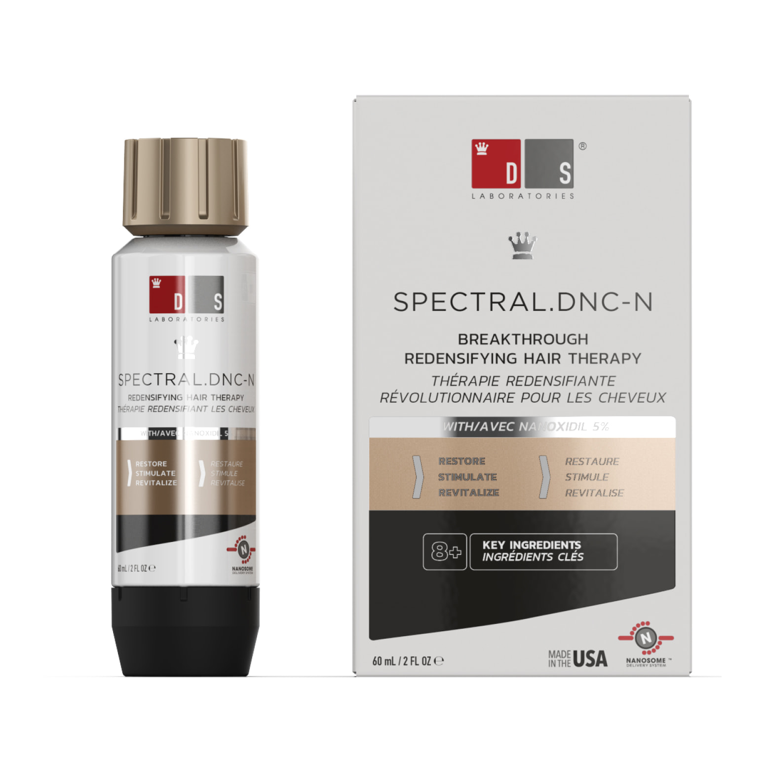 Spectral DNC-N (5% Nanoxidil) proti vypadávání vlasů