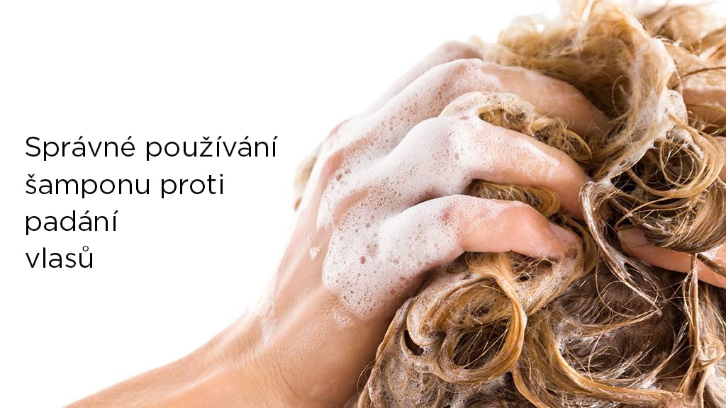Jak správně používat šampon proti vypadávání vlasů